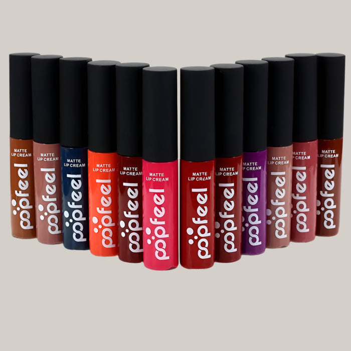 Mini Matte Liquid Lipstick – 12 Shades