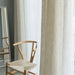 Modern Hemp Semi-Shading Curtains, Set of 2