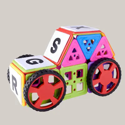 Splicing educational toys Car