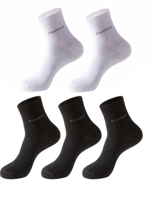 Solid Color Socks Men's
