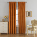 Velvet Luxury Natural Drape Comfortable High Shading Curtain Orange
