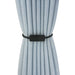 Modern Polyester Curtain Tieback Black