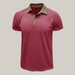 POLO Bottoming Shirt Men Clothing Purplish Red