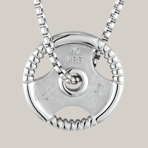 Dumbbell Pendant – 3 Colors Silver