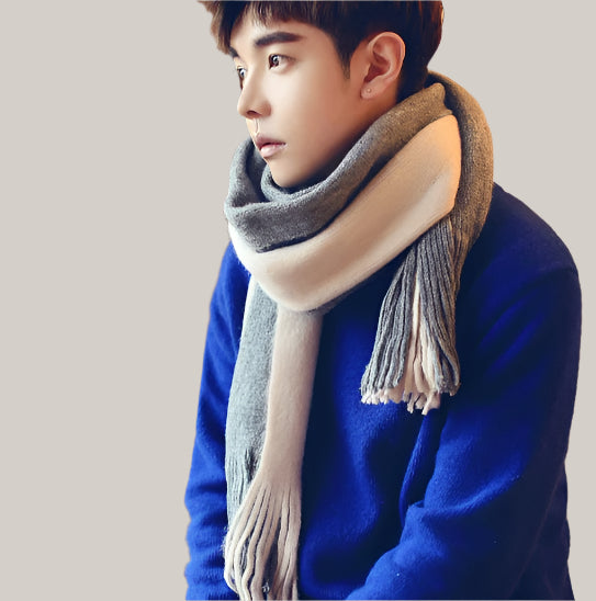 Men Scarves Can Match Colors Fashion