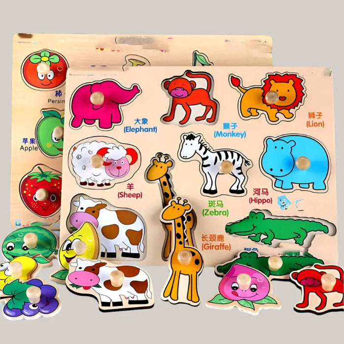Children's puzzle toys Fruit animal