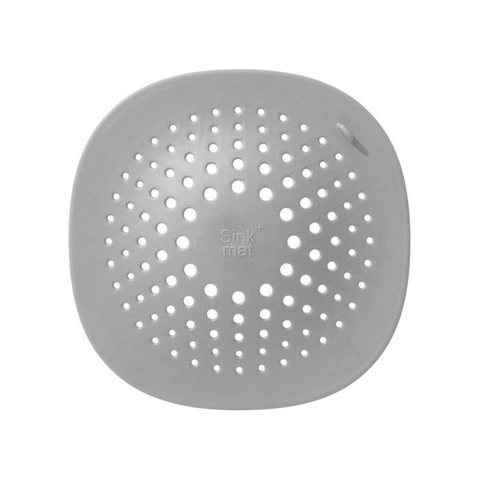 TPR Kitchen Sink Drain Cover, 14.5 cm Dark Grey