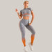 Quick dry training running yoga clothes Orange