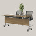 Minimalist Office Chair 1400x500x750 walnut 8PCS