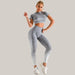 Quick dry training running yoga clothes White
