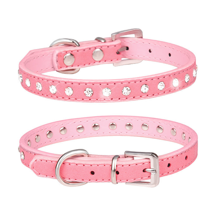 Comfort-Fit Dog Collar Pink2. XS30x1.5 CM