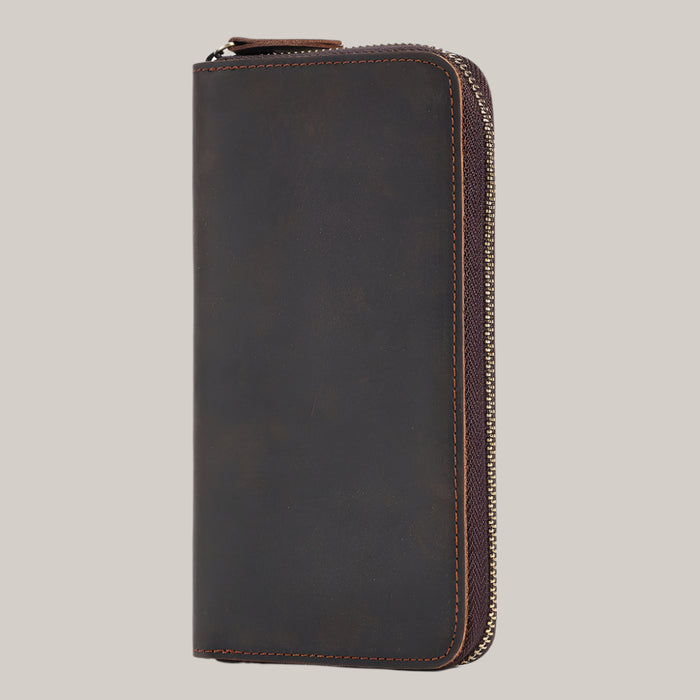 JOYIR Genuine Leather Long Wallets for Men