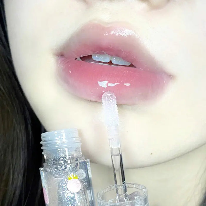 Sheer Glitter Lip Gloss, 6 Shades 05 Transparent
