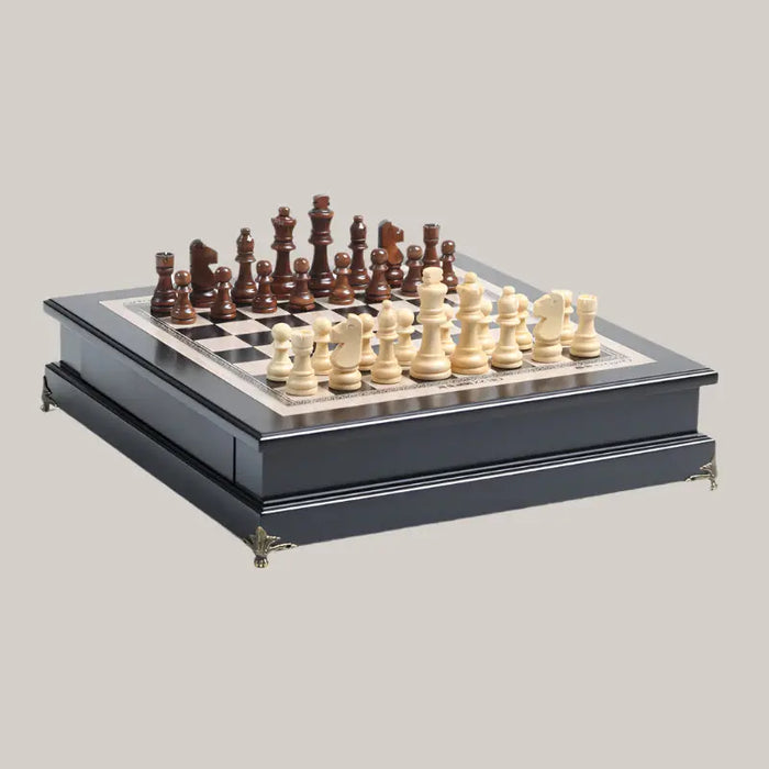 Wooden Chess Set – 37.5 × 38.5 cm Board Picture color