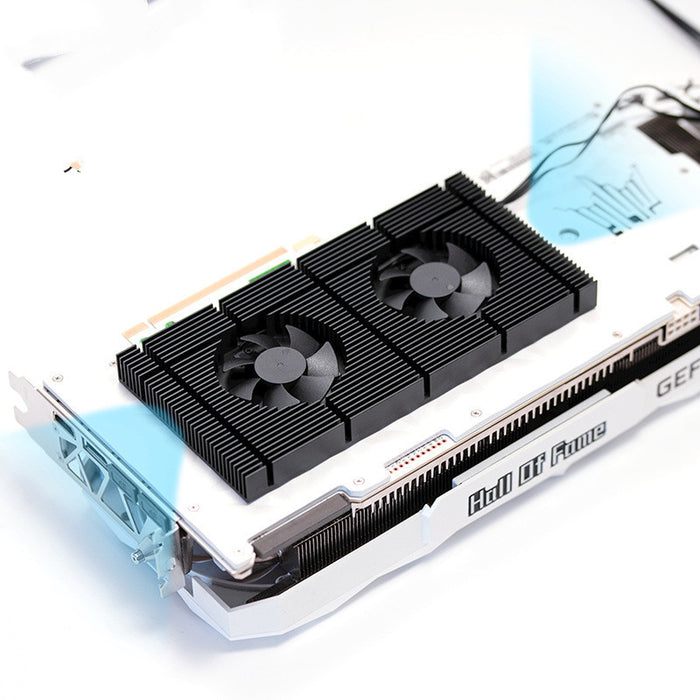 Backplane Radiator Graphics Card Heater Cooling Fan