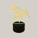 Touch-Control USB Cartoon Animal Night Light Black Seven Colours