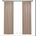 Modern Flannel Room-Darkening Curtain Panel