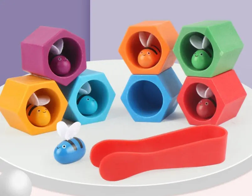 Beehive Color Sorting Toy Set