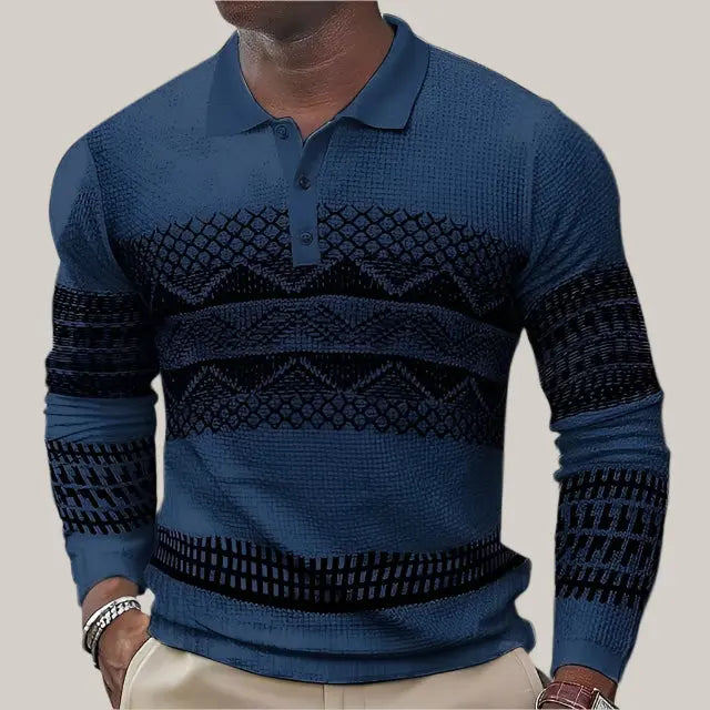 Length POLO Sports Casual Men Blue