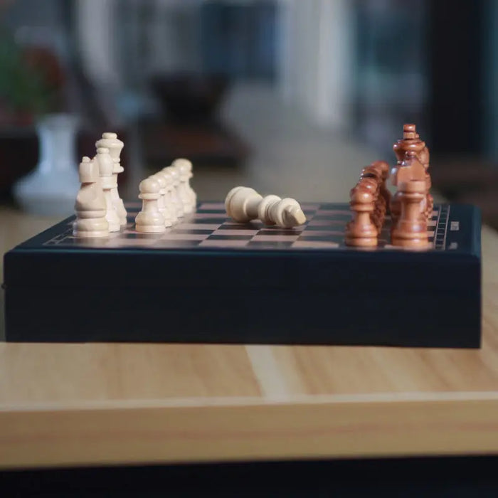 Wooden Chess Set with Storage Box – 23.8 cm