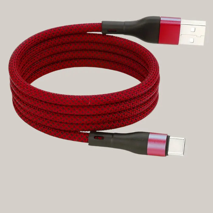 The Data Cable Is Suitable For 15 Charging Cables Red Type C USB