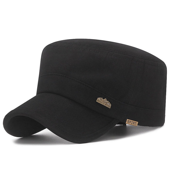 Men's Adjustable Sports Sun Hat Black Adjustable