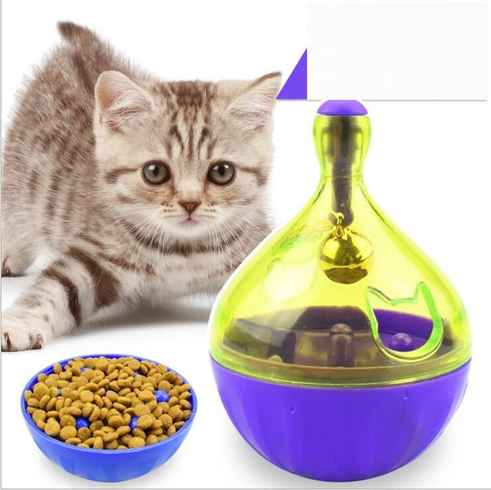 Food Dispenser Ball For Cats Playing Training