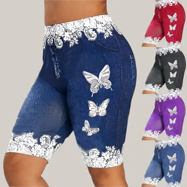 Butterfly print leggings