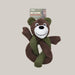 Stuffing-Free Crinkle Dog Toy Bear
