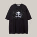 Mask Printed Short-sleeved T-shirt For Men Black