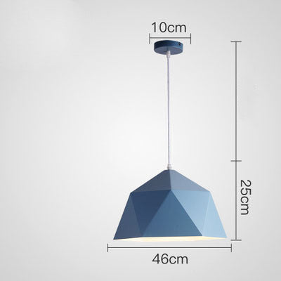 Colorful Mini Pendant Lamp Blue large