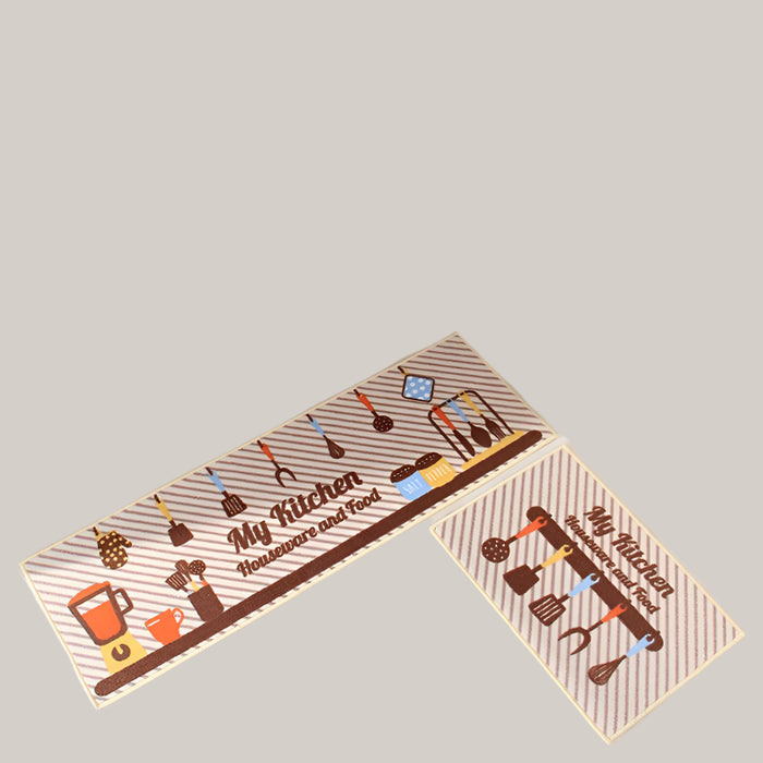 Absorbent Non-Slip Kitchen Mat, 40 × 60 or 40 × 120 cm 6 Style
