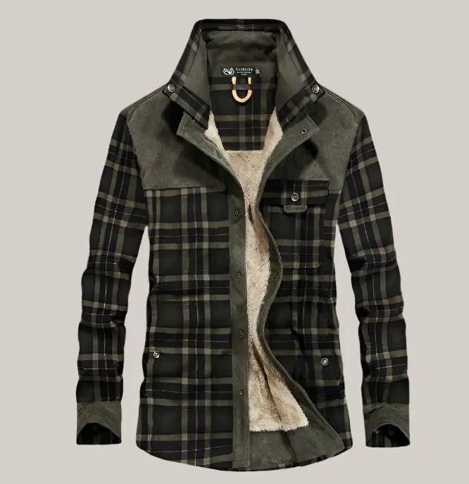 Winter Jacket Men Thicken Warm Army Green