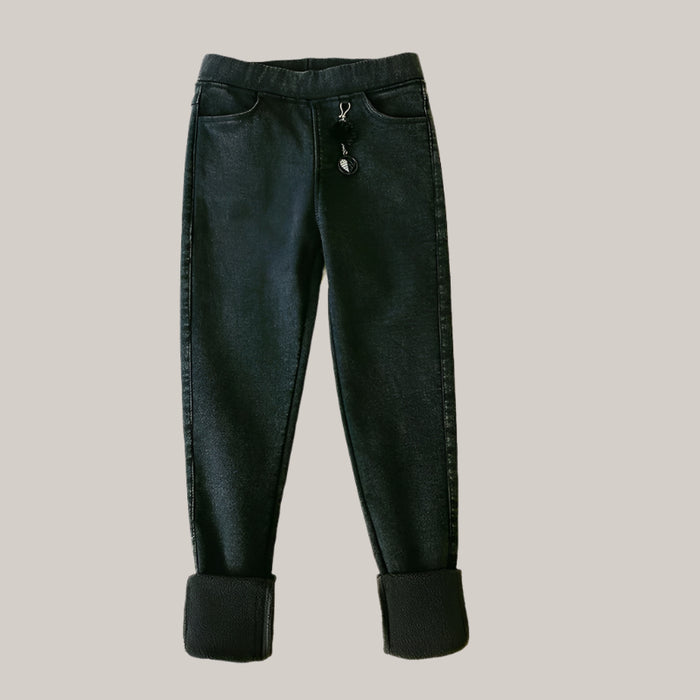 Women's denim leggings