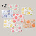 10-Piece Foil-Stamped Fruit Greeting Card Set – 7 Designs Fruit mix 10PCS