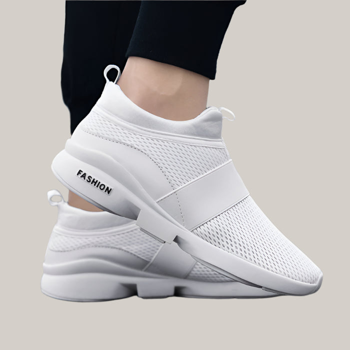 Breathable Athletic Loafers White