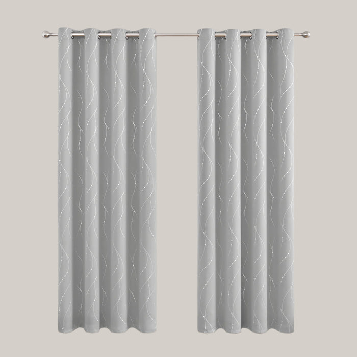 Modern Minimalist Grommet Curtain Panel