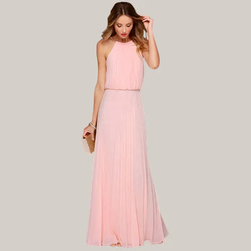 Party Women Long Dresses Pink