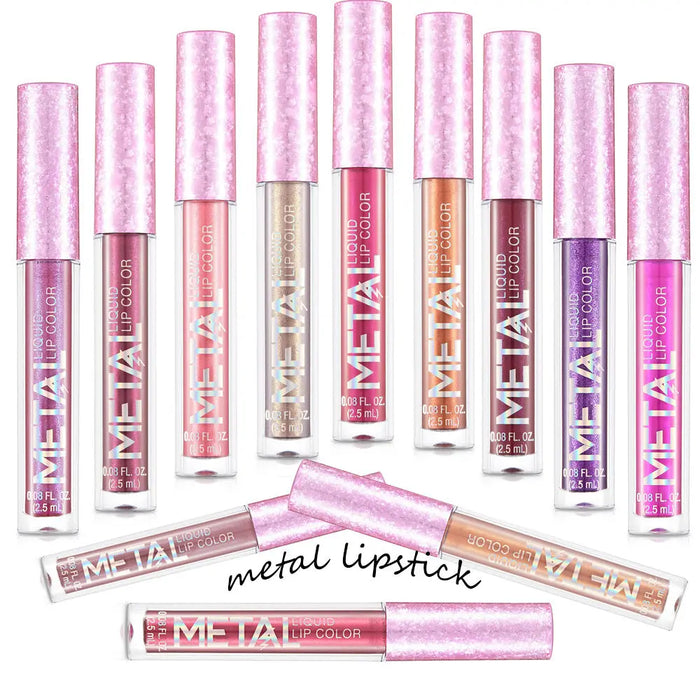 2.5 ml Metallic Finish Waterproof Lipstick