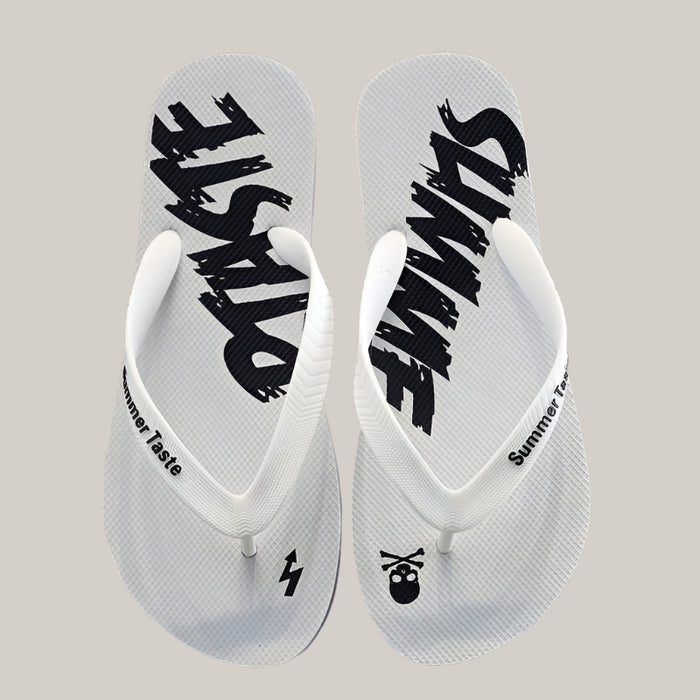 Men's Non-Slip Trendy Flip-Flops White