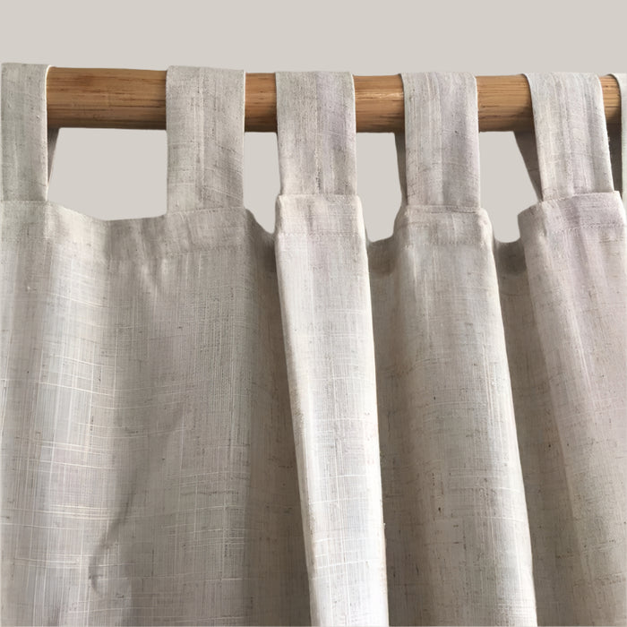 Plain Hemp Curtain Panel