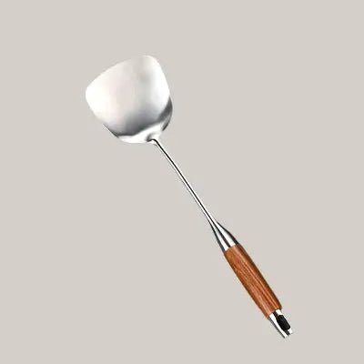 4-Piece 304 Stainless Steel Kitchen Utensil Set with Rosewood Handles Spatula