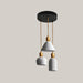 Retro Ceramic and Aluminum LED Chandelier, 4W ABC