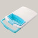 3-in-1 PP Over-the-Sink Cutting Board and Colander Blue