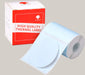 New Handheld Bar Code Printer Blue Round 50X50mm