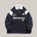 American Contrast Color Polo Shirt Navy Blue