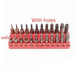 12-Piece Torx Bit Set – T6–T40, Hollow or Solid