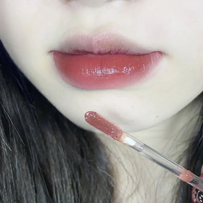 Glass-Mirror Lip Lacquer, 6 Shades 2 Honey Bubble