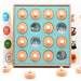 Wooden Color Memory Board Game – 17.5 cm, 5 Designs E