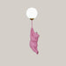 Bear-Shaped Resin LED Wall Lamp Pink